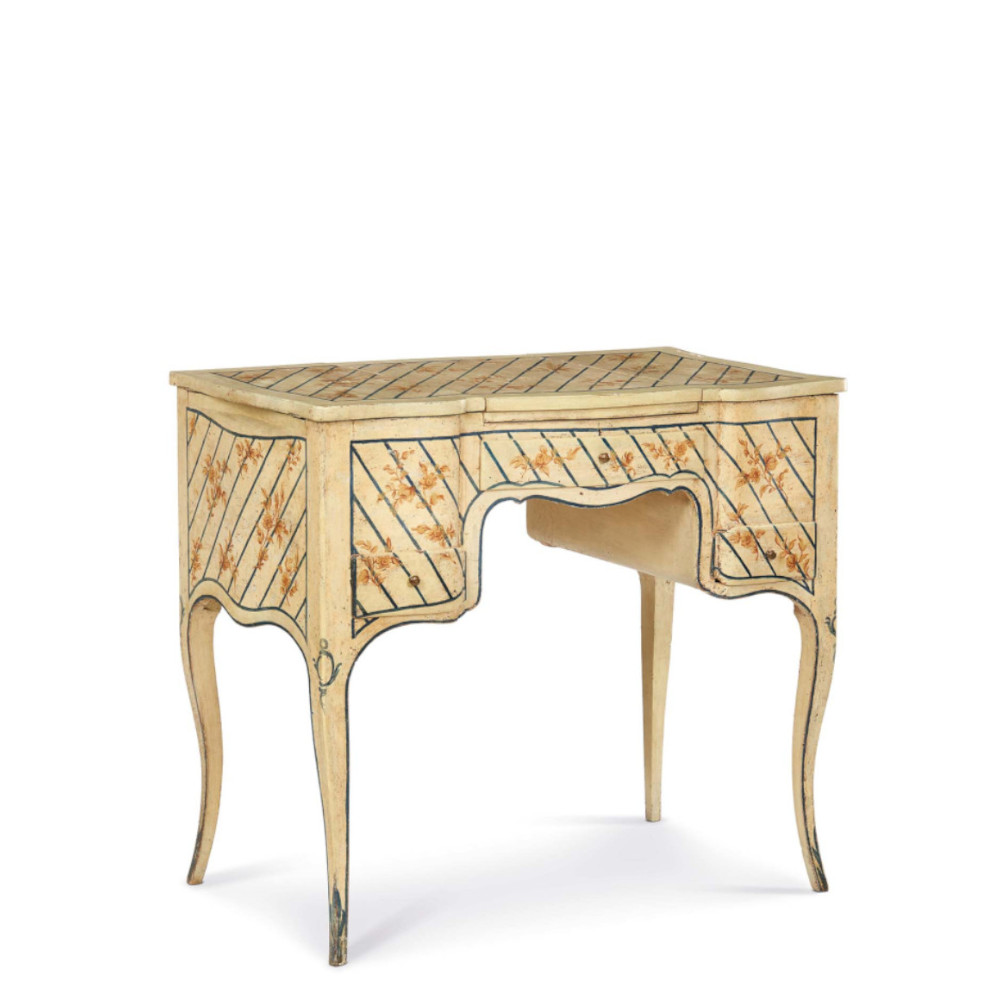 Scrivania toilette in legno laccato