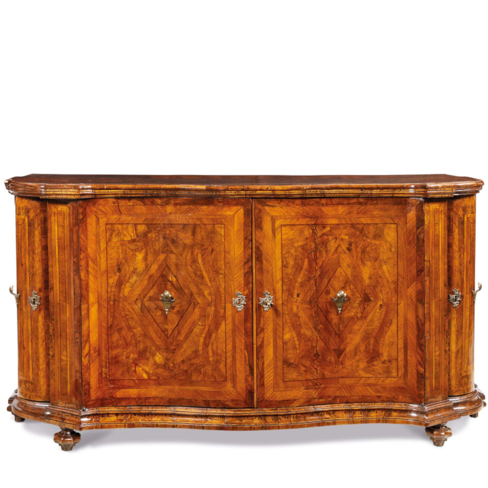 Credenza in radica di noce