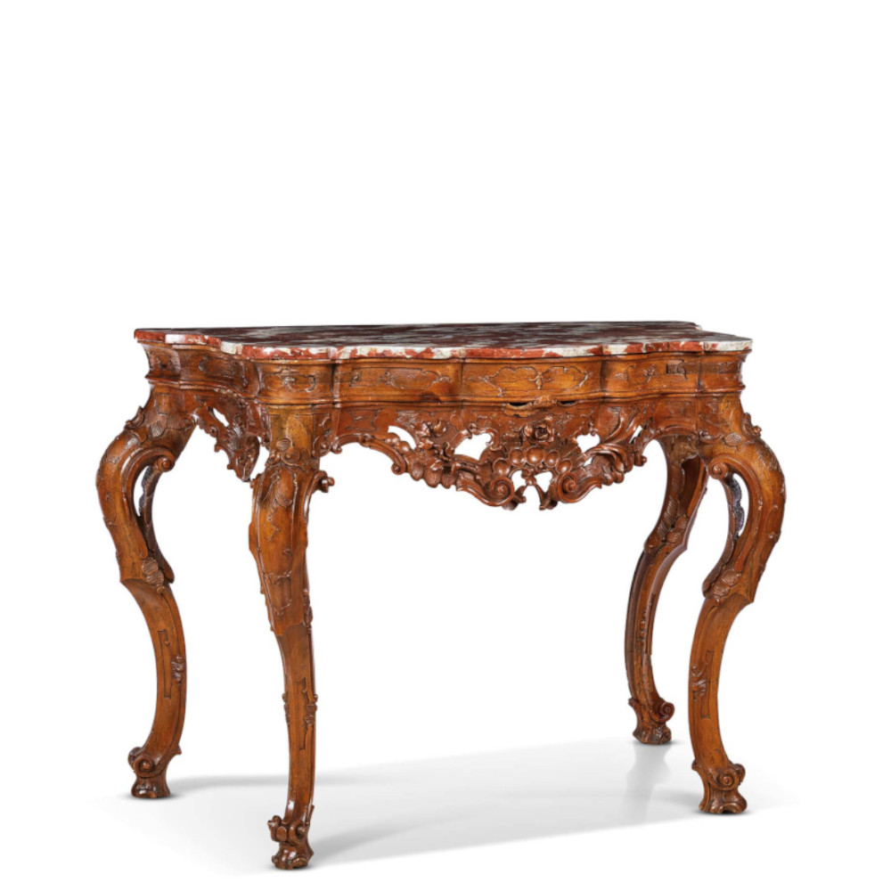 Console in legno di noce